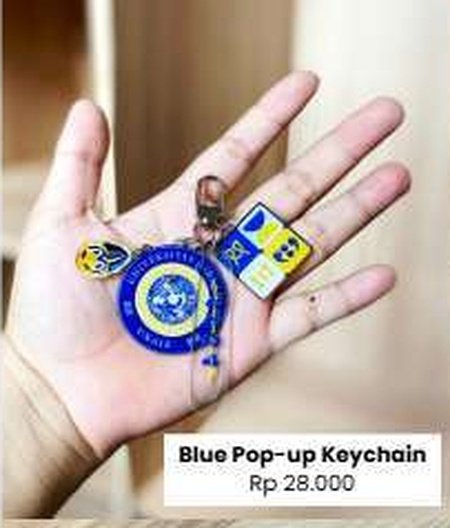 Blue Pop-up Keychain UNAIR