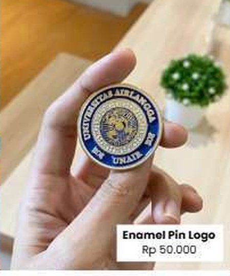 Enamel Pin Logo Universitas Airlangga