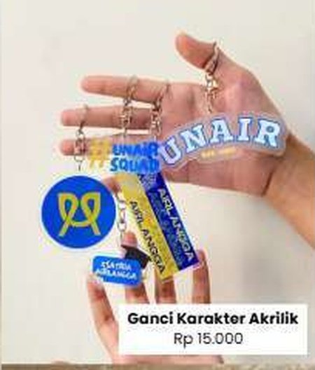 Ganci Karakter Akrilik UNAIR