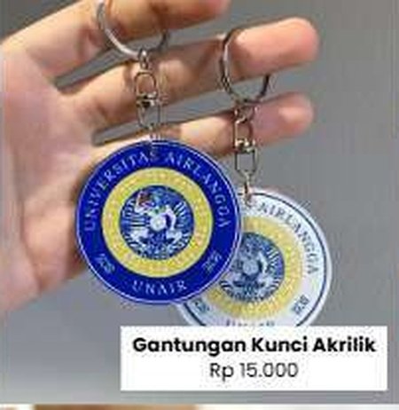 Gantungan Kunci Akrilik UNAIR
