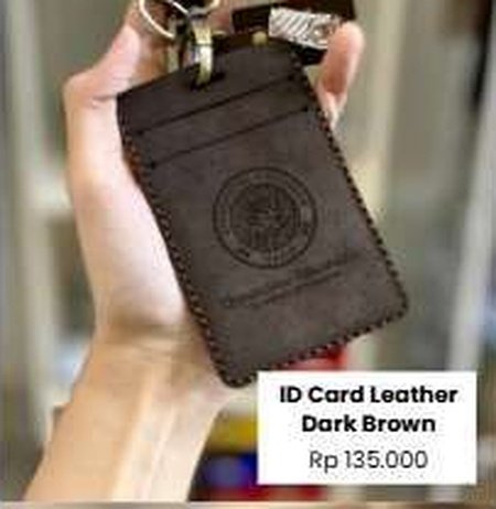 ID Card Leather Dark Brown