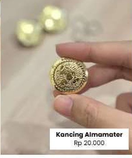 Kancing Jas Almamater UNAIR
