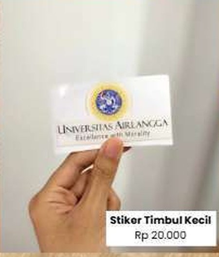 Stiker Timbul Kecil UNAIR