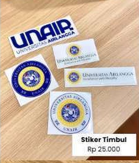 Stiker Timbul UNAIR