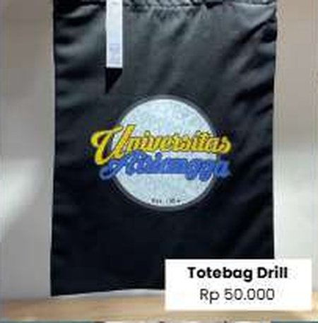Totebag Drill Universitas Airlangga