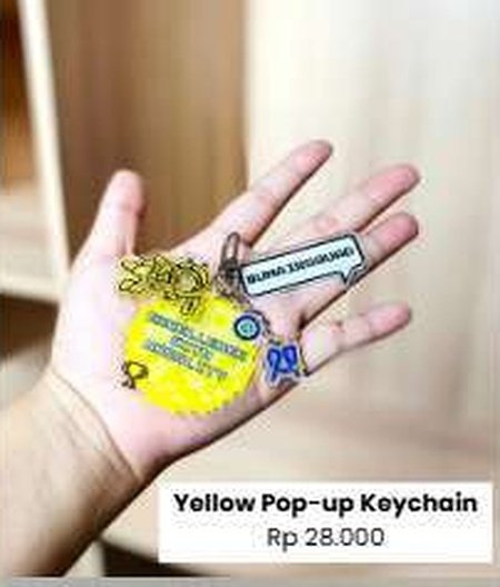 Yellow Pop-up Keychain UNAIR